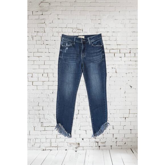 Nature Denim Blue Distressed Jeans Size 9 / 28 - Picture 1 of 10